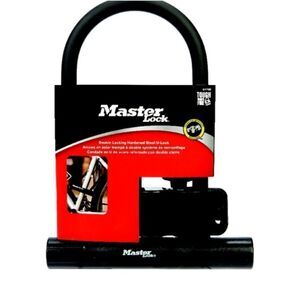 Master Lock Fusion Keyed U-Lock, Black